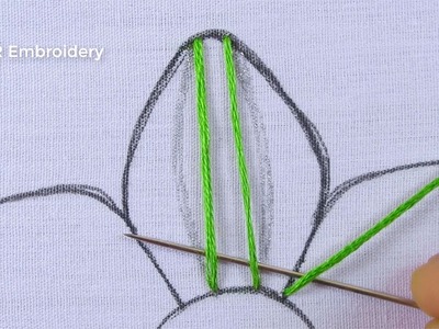 New Hand Embroidery Needle Work Amazing Flower Design With Simple Easy Stitch Tutorial