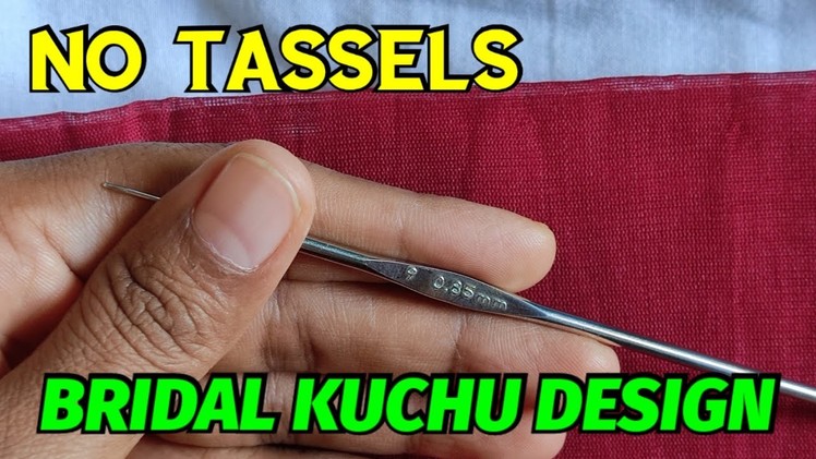 No tassels Easy Border line kuchu design for beginners. Easy & beautiful arch kuchu design. Latest.