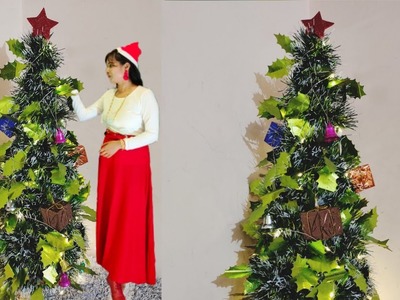 Quick And Beautiful Christmas Tree DIY | Last Minute Christmas Decoration Ideas | DIY Christmas Tree