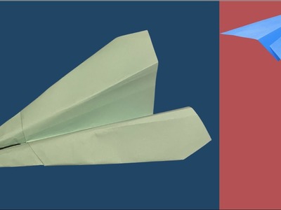 Really easy paper airplane that flies in loop with two spikes!