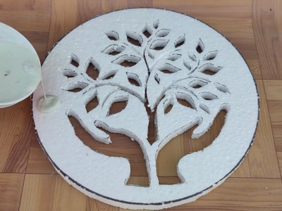 Tree White Cement Craft Ideas • Cement craft ideas • DIY - White Cement