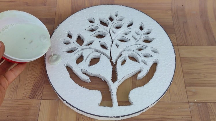 Tree White Cement Craft Ideas • Cement craft ideas • DIY - White Cement
