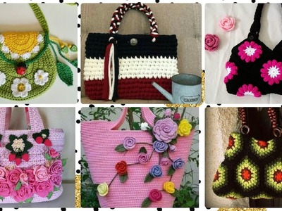 Unique & Creative Crochet Handbag Designs For Girls--Most Demanding crochet Bags Pattern