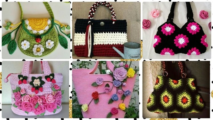 Unique & Creative Crochet Handbag Designs For Girls--Most Demanding crochet Bags Pattern