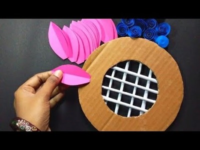 Unique paper wall hanging.Easy Paper wall hanging. Paper Craft. How to make paper wall hanging diy