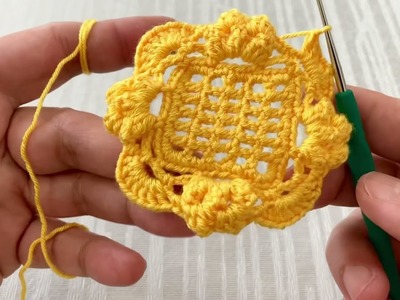 Unusual Brand New Crochet Motif. So Easy