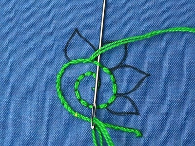 Very easy and simple hand embroidery for beginners - basic embroidery stitches for beginners