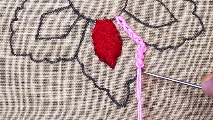 Very easy hand embroidery for beginners - amazing flower embroidery designs - sewing hacks easy