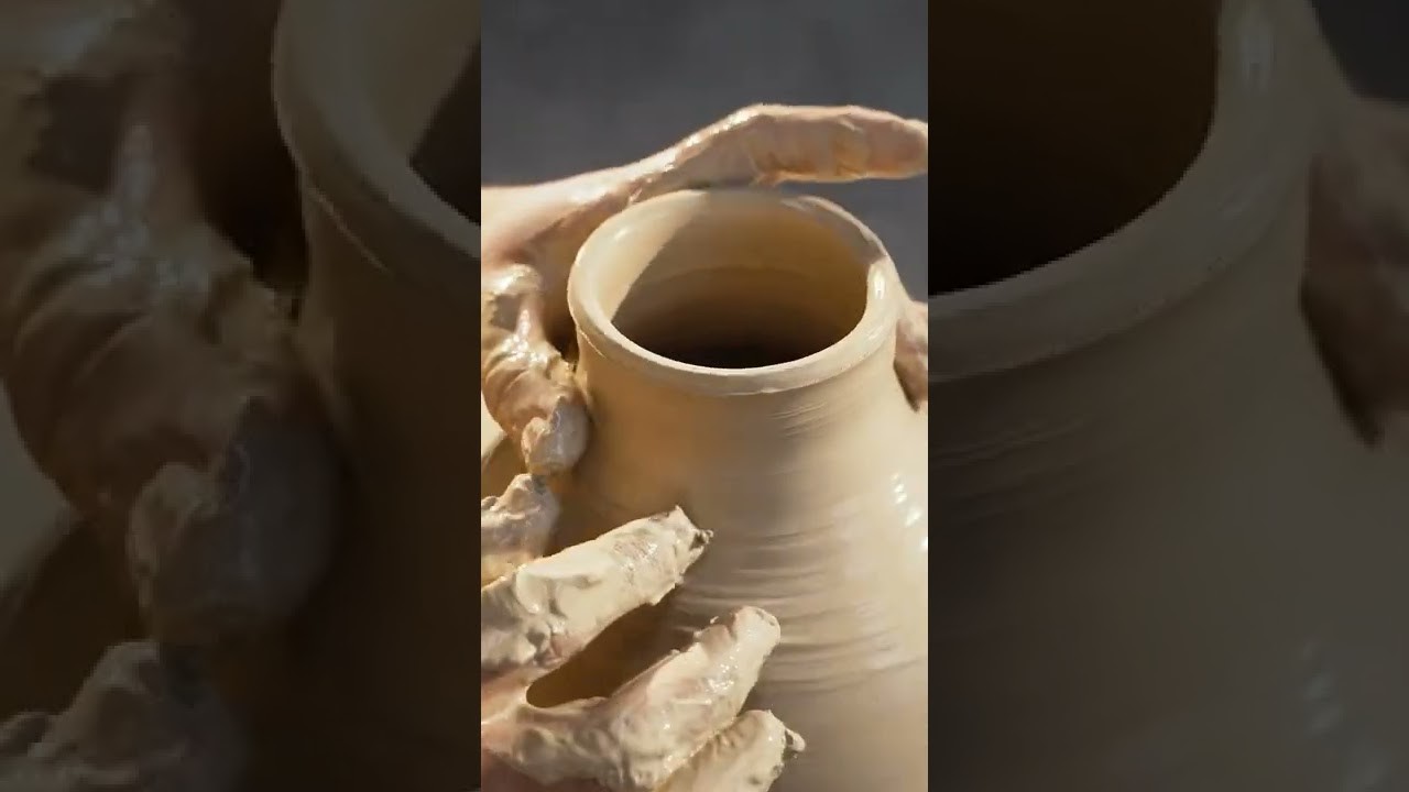 Clay Pottery Art 1 #dailyhackness #ytshorts #challenges #doityourself #useful #viral #viral2022