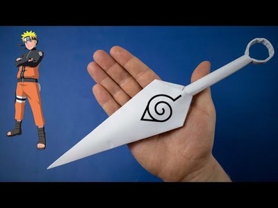 Como Hacer una KUNAI de Papel (Naruto) - Armas de Origami