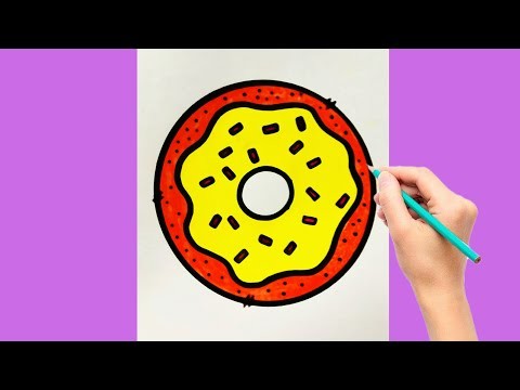 How to draw donuts ?????! | Draw with me