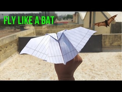 How to Make a Paper Plane Fly Like a Bat | Flying Paper Plane Like Bat