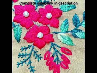 Latest Baby Girl Frock Hand Embroidery Design Idea for Summer #crewelart