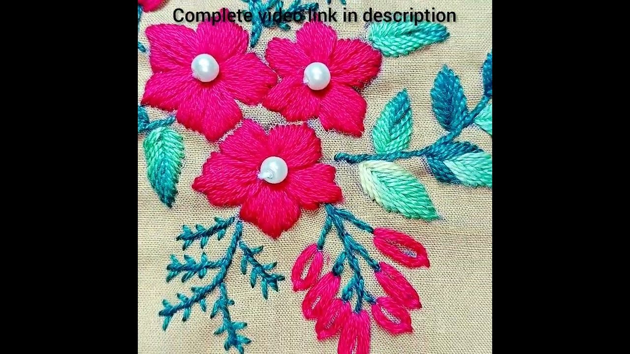 Latest Baby Girl Frock Hand Embroidery Design Idea for Summer #crewelart