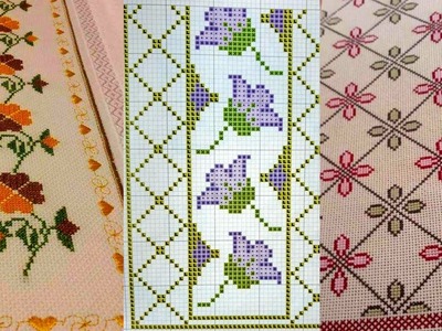 Marvelous cross stitches hand embroidery designs for every type of cloth