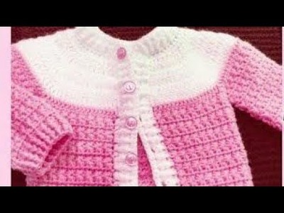 How to crochet baby sweater| Jacket