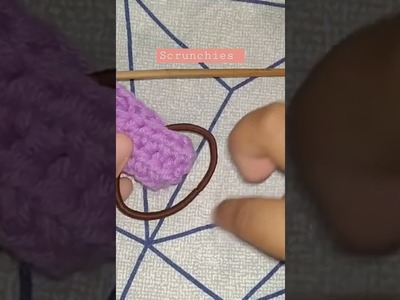 How to crochet scrunchies