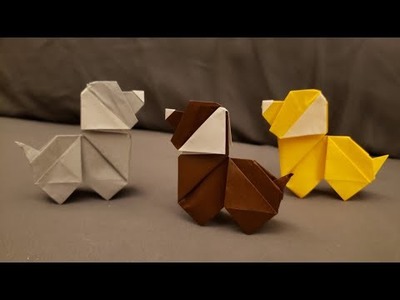 How to make a Dog - Origami Tutorial!