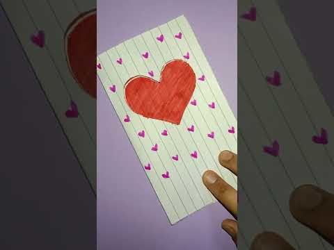 Notebook paper card | Mothers Day Card making | Mother's Day Gift | Short Video | #shorts