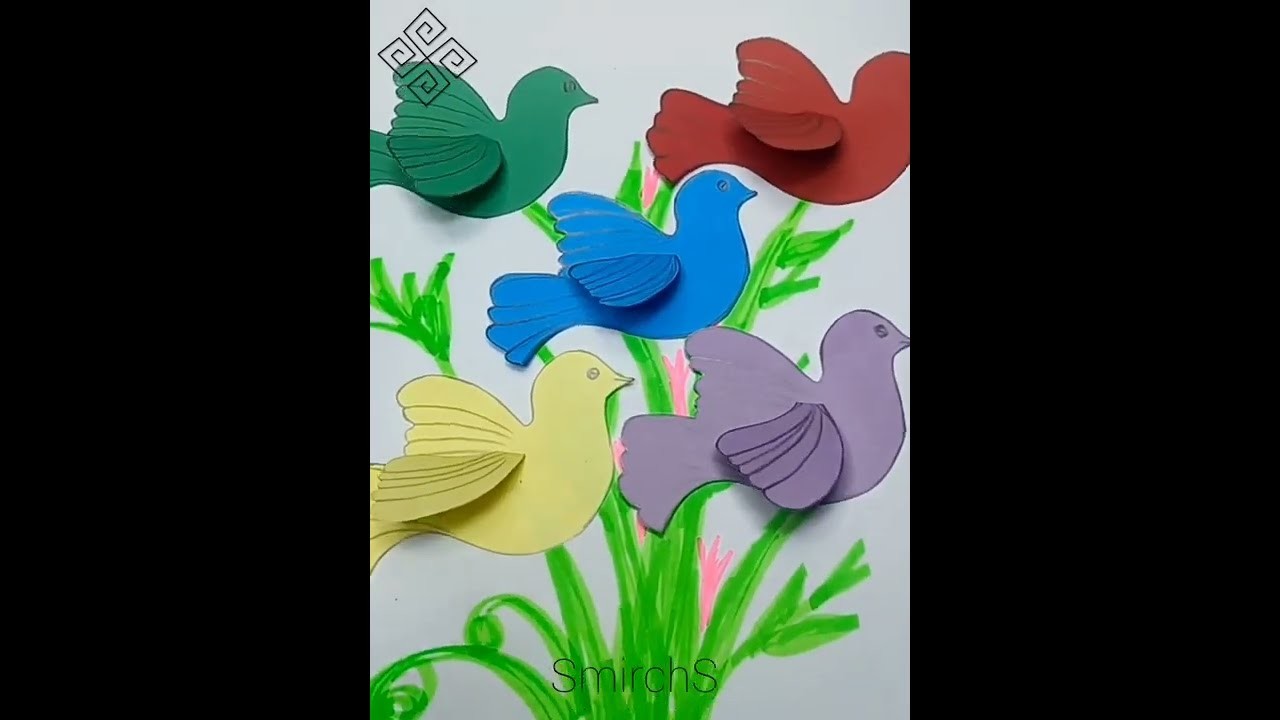 Awesome DIY Paper Bird Crafts. ????