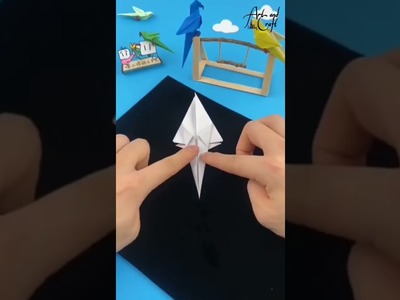 DIY Awesome Ideas | Paper Bird | Art and Craft #diyawesomeideas #paperbird #artandcraft #shorts