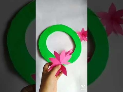 Diy paper flowers wall hanging craft ideas