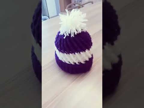 Heavy hand made Beanie hat for your baby.