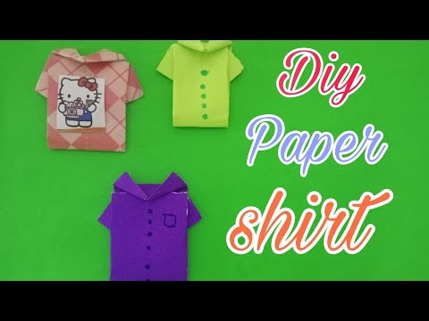 How to make paper shirt in easy way#diy#shirt #shorts