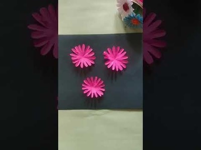Paper Flower!! #papercraft #diy  #youtubeshorts #trending #shorts#homemade  #samikshasartandcraft