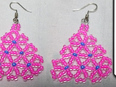 Beads earrings tutorial