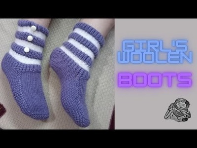 Boot style woolen socks | girls woolen boots | knitted boots | Woolen boots | boot socks | boots