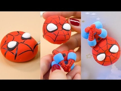 ???? ☀️ Cute Polymer Clay DIY Ideas | How To Make Cute Spiderman Clay | So Satisfying ???? ????