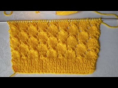 Hermoso punto tejido a dos agujas.Beautiful two-needle knit.tutoriel thermos tricot à deux aiguilles