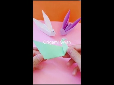How to make diy origami #swan ？