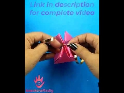 Origami Mini Candy bag for gifts - How to Make Small Candy Gift Bag Easy Tutorials for Kids