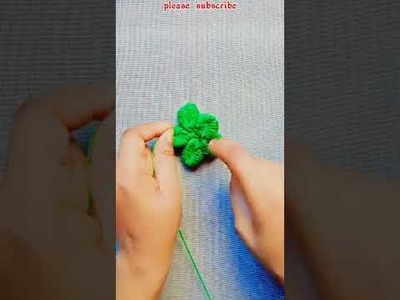 Super Easy woolen Flower making with Fork - it's so beautiful!!