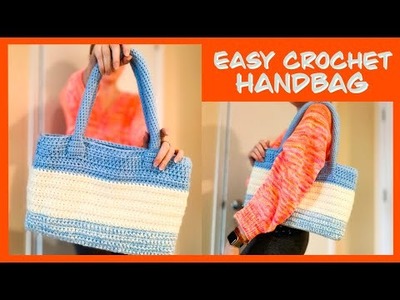 Crochet handbag beginner friendly tutorial