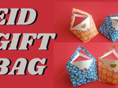 DIY | Eid Mubarak | Mini Gift Bag | Candy pouch (Birthday gift special)