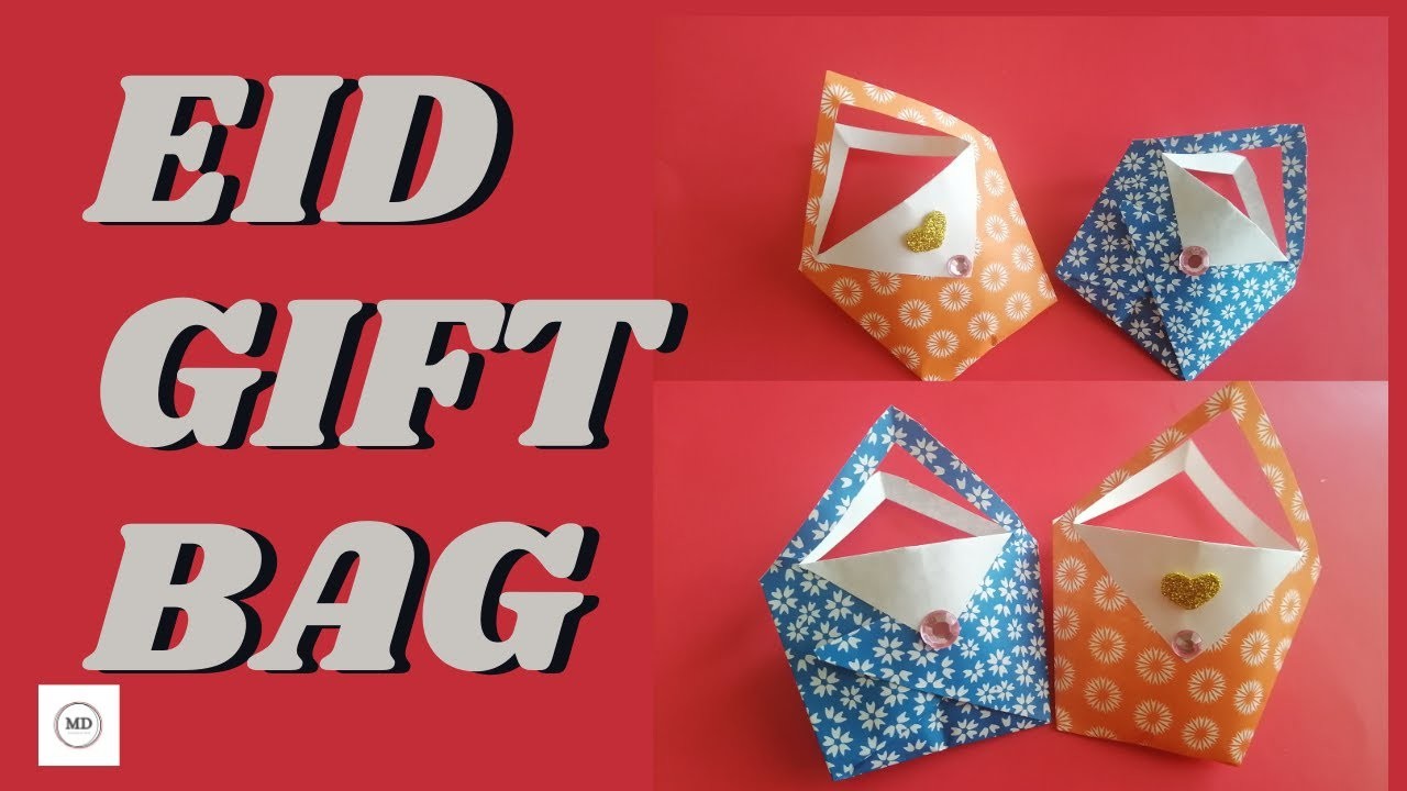 DIY | Eid Mubarak | Mini Gift Bag | Candy pouch (Birthday gift special)