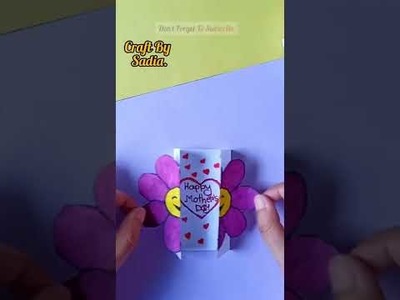 DIY Happy Mother's Day Card for mom #shorts #viral #shortsfeed #youtubeshorts