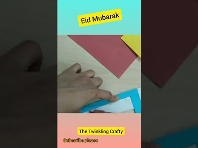 Eid card with Hidden envelope#shorts #youtubeshorts #diy