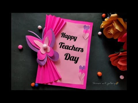 Greeting Card Craft | How to Make Birthday Greeting Card | art and craft | Gift idea | Pink card.