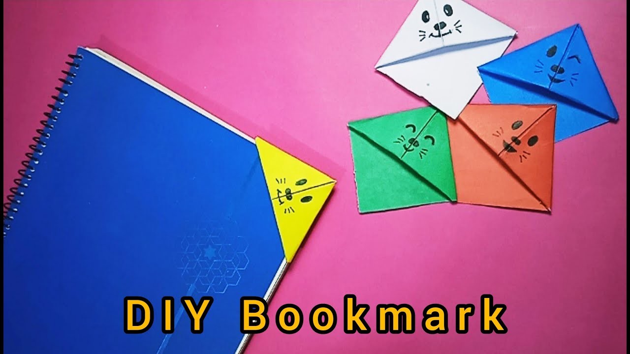 How to make a bookmark|| DIY bookmark||Corner bookmark||Bookmark making||origami