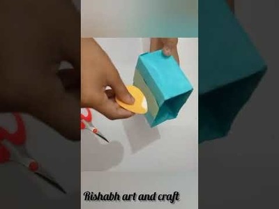 How to make pen stand from waste box