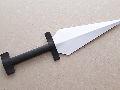 KAĞITTAN HANÇER YAPIMI | Knife - ( How To Make a Paper Dagger )
