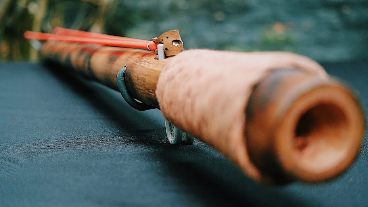 Simple "TUBE" Bamboo Slingshot | Wooden DIY