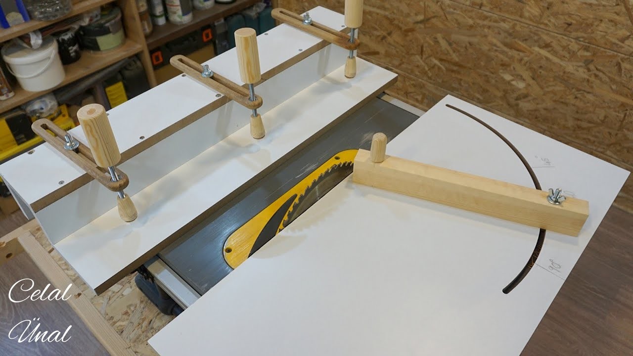 Table saw sleds. How to make table saw sled. Tezgah testere kizaklari