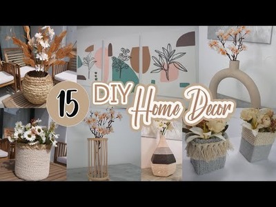 15 Decoration Ideas. DIY Home decor. IDEAS para DECORAR tu CASA estilo BOHO