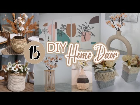 15 Decoration Ideas. DIY Home decor. IDEAS para DECORAR tu CASA estilo BOHO