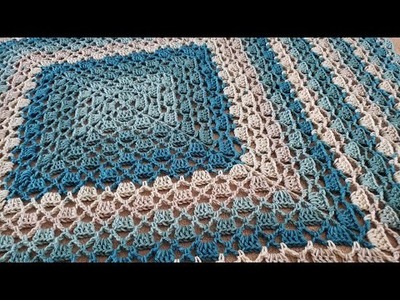 Diamonds & Cubes Blanket - Crochet Tutorial!